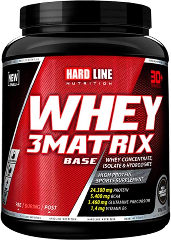 Hardline Nutrition Whey 3Matrix Base Çikolatalı 908 Gram