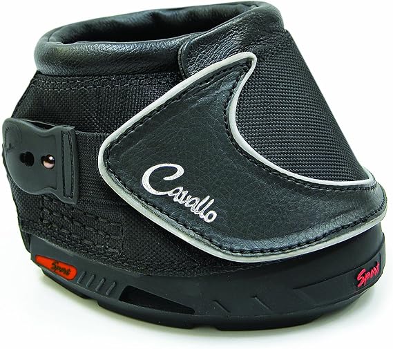Cavallo Sport Slim Sole Hoof Boots Size 3 Black