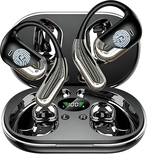 Paekole AI Translation Earbuds Real Time - 198 Language Translator Earbuds, Two-Way Language Translator Device, 6-in-1 Translating Device, Translate Ear Buds for Travel Learning with Charging Case