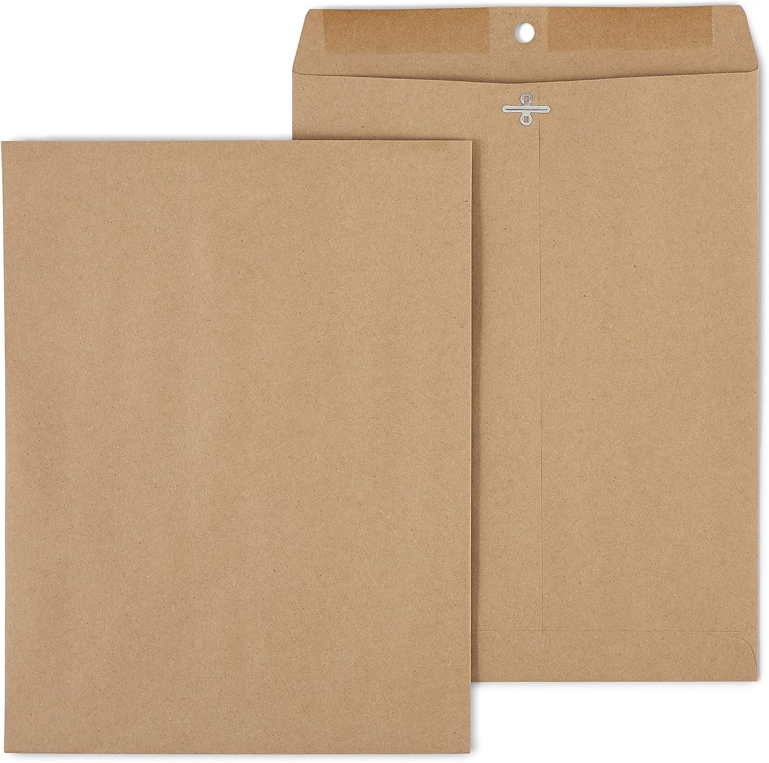 Clasp & Moistenable Glue Catalog Envelopes, 10-inch x 13-inch, Natural Brown, 200Carton ST19965VS