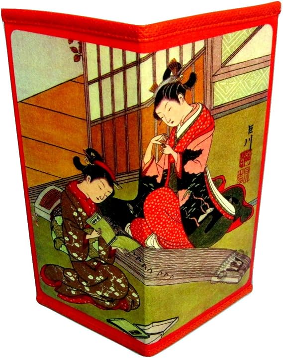 Set of 4 Japanese Rice Paper Wallets Style Group"A"