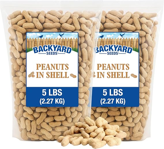 CountryMax 10LB in-Shell Raw Peanuts for Wildlife & Squirrels