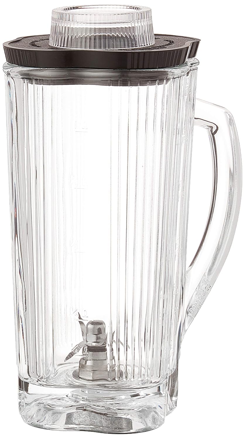 Waring 33003 Glass Jug with Blade with Lid, 1.25L Capacity
