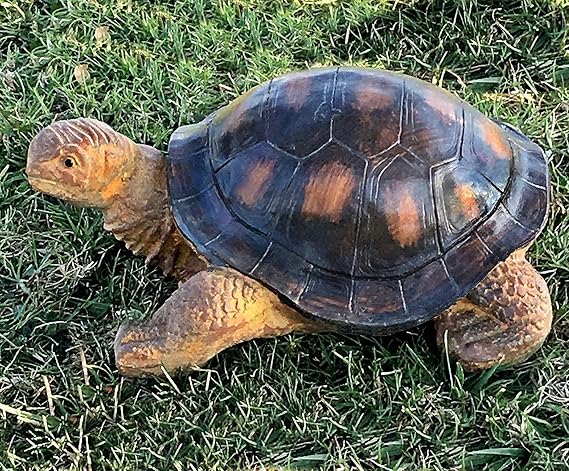 Bellaa Turtle Garden Statues Home Decor Tortoise Realistic Cute Large Animal Sculptures Gilbert Zen Garden Patio Lawn Yard Art Tanya Talia Galapagos Todd Outdoor Figurines 15 inch