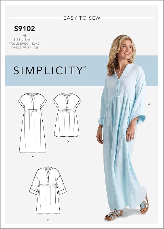 SIMPLICITY CREATIVE CORP Simplicity Pattern 6-8-10-12, Various (SS9102H5)