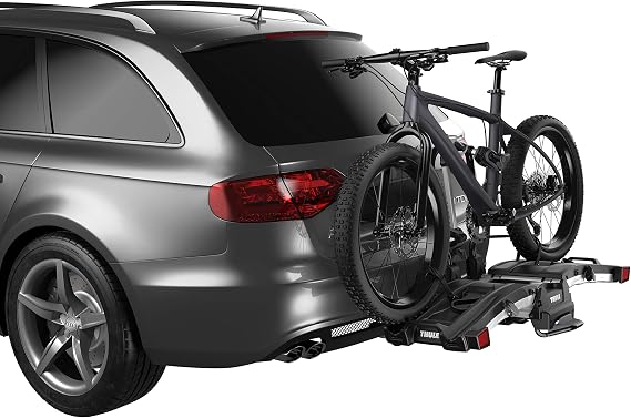 Thule EasyFold XT 2 Hitch Bike Rack, 130lb Load Capacity, E-Bike Compatible