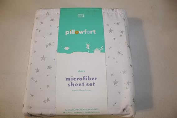 Pillowfort Sports Soccer Basketball Football Fan Favorites Cotton 3 Pcs Sheet Set, Gray Marble, Twin