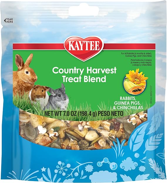 Kaytee Country Harvest Treat Blend for Rabbits, Guinea Pigs and Chinchillas