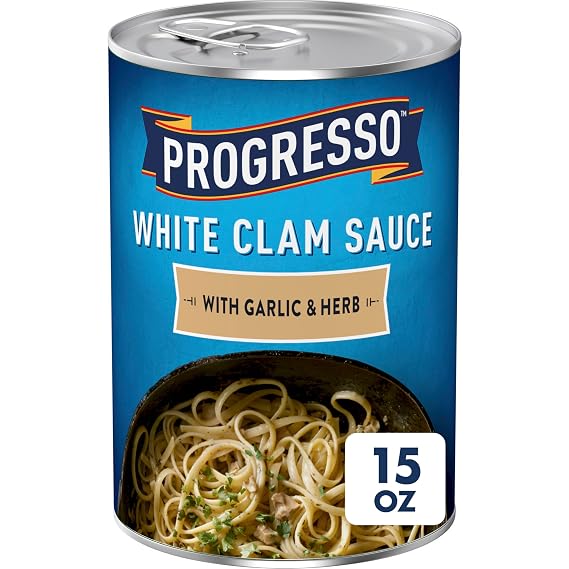 Progresso White Clam Sauce With Garlic & Herb, 15 oz.