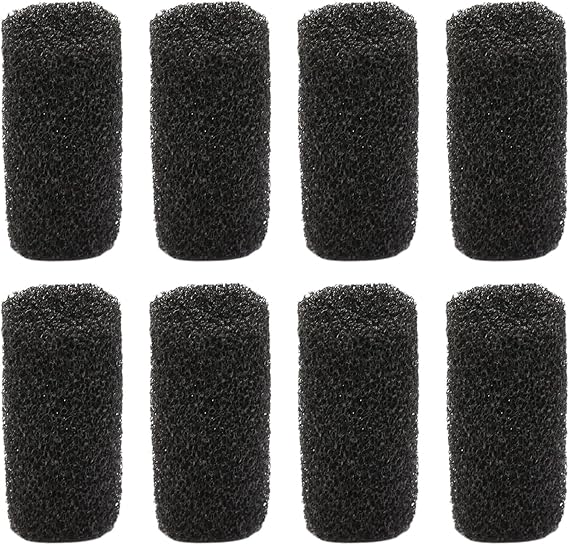 8 Pack Aquarium Filter Sponge - Pre-Filter Foam Sponge for Fish Tank Pump, High-Density, Fits Most Filters, Ideal for Mechanical Filtration & Aquarium Accessories