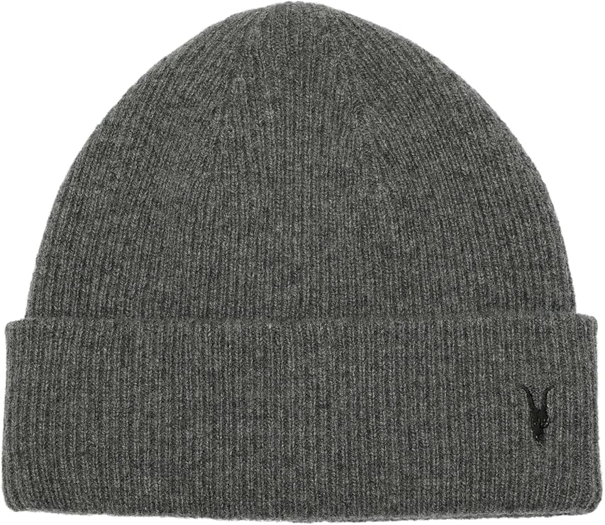 Allsaints Men's Ramskull Embroidered Beanie