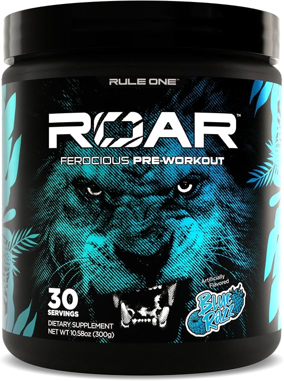 Rule 1 Proteins R1 Roar, Blue Razz, 30 Servings