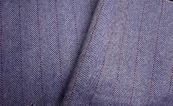 Tuva Textile 40 Yard Bolt 100% Real Wool Fabric Coating Herringbone, Used for Jackets, Light Coat, Shawls, Capes, Hat, Blankets & More, Color: