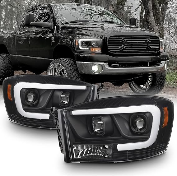 AKKON - For 2006-2008 Dodge Ram 1500/06-09 2500 3500 Projector Headlights