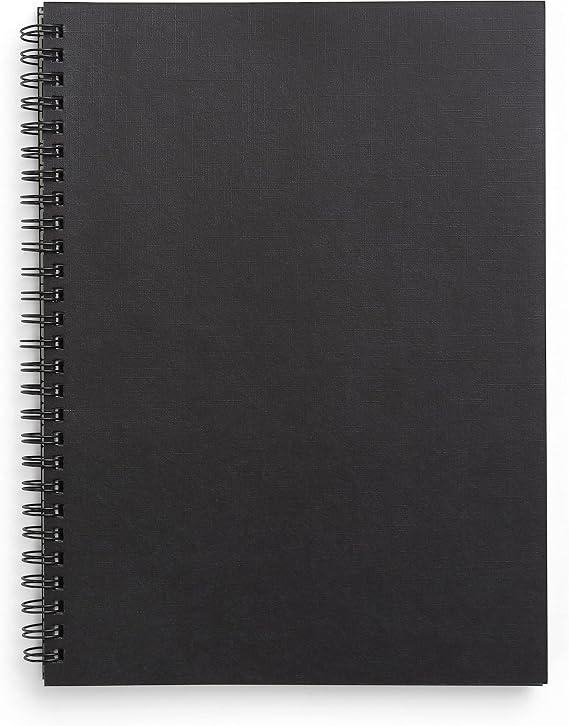 TRU RED Medium Soft Cover Project Planner Notebook, Black | Structured pages for tracking tasks, goals, and project timelines.
