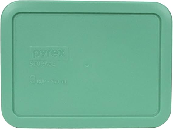 Pyrex 7210-PC (3-Cup) Light Green Food Storage Lid - Made in USA