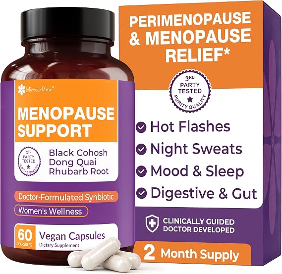 Menopause Support with Black Cohosh - Max Absorption Synbiotic Formula