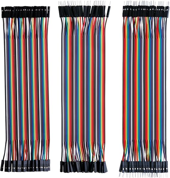 ELEGOO 120pcs Multicolored Dupont Wire Kit Compatible with Arduino Projects