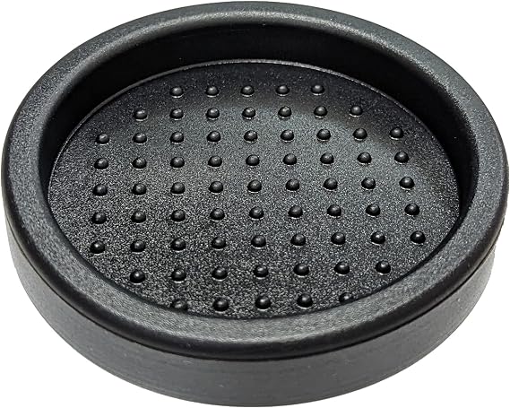 MiiCoffee Espresso Tamper Seat, Black Rubber Tamping Stand, Barista Basic Tamper Mat