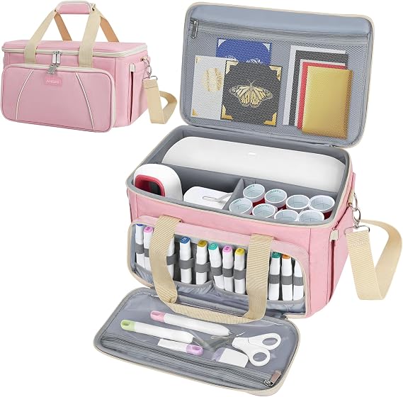Carrying Case for Cricut Joy Xtra, Portable Padded Travel Bag (Bag Only)