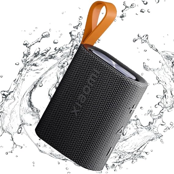 Xiaomi Sound Pocket Portable Bluetooth Speaker, BT 5.4, IP67, TWS | 10H Playback, Outdoor/Camping/Travel, Lanyard Hole, Compact, Black