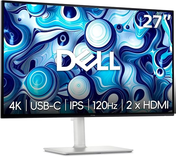 Dell P24 inch Monitor, LED FHD - 100Hz Refresh Rate 1500:1 Contrast Ratio, AMD FreeSync - VESA, IPS, Height/Tilt/Pivot/Swivel Adjustability,