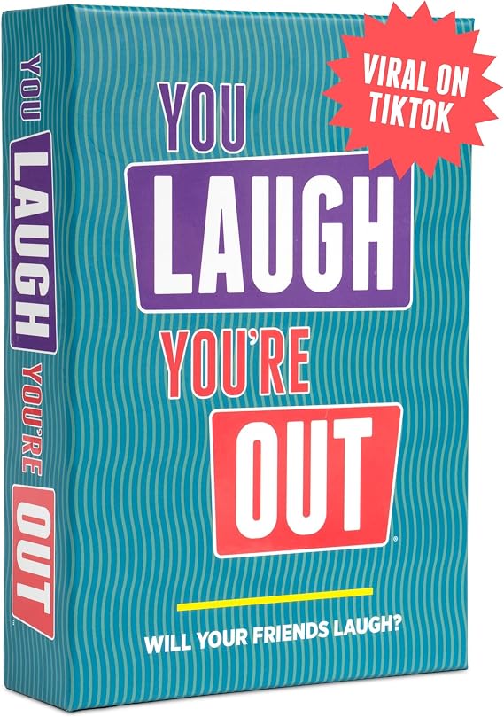 You Laugh You're Out | Charades Party Card Game for Adults & Teens Ages 14+