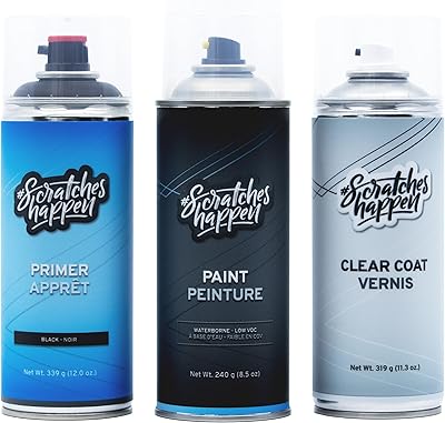 ScratchesHappen Exact-Match Spray Paint - Mahogany Red Metallic GHLWA658G for Chevrolet - Preferred Paint  Clear Coat  Primer
