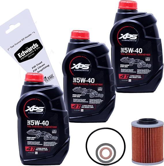 Can-Am XPS 4-Stroke Oil Change Kit for Can-Am Commander 1000 XT 2011-2019