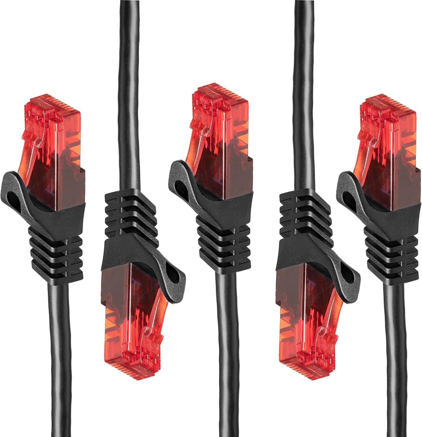 bigec cable gigabit ethernet network cable 2 x rj45 cat. 5e patch cable utp 1000 mbps suitable for switch dsl connections routers modems wap