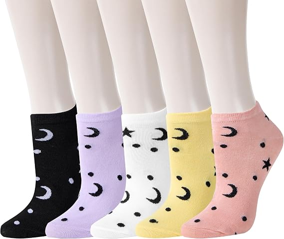 Benefeet Sox Cute Ankle Socks for Women Girls Novelty Patterned Low Cut Liner Socks Funny Cotton Summer Short Casual Sock