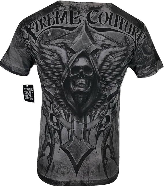 Xtreme Couture by Affliction Men T-Shirt Last Scream Tatto Biker MMA Gym S-5X$40