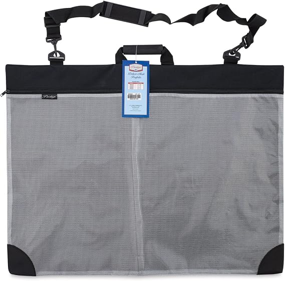 Mesh Front Portfolio Size: 23" W x 31" D