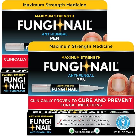 Fungi-Nail, Pen applicator Anti-fungal Solution 0.10 Fl Oz (Pack of 2)