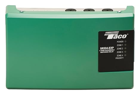 Taco SR506-EXP-4 Switching Relay, 6 Zone, Expandable