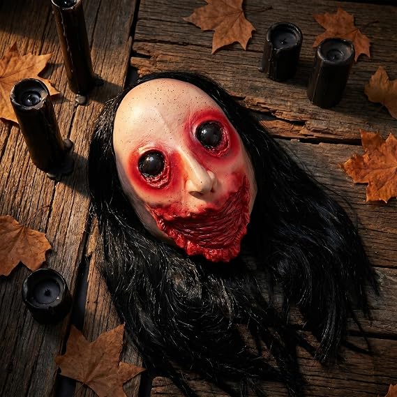 Scary Halloween Mask for Adult, Realistic Ghost Face Masks for Men