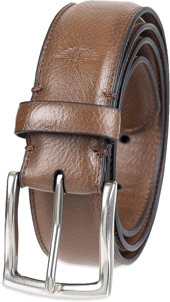 Dockers Men's Leather Casual Belt, Everyday Style (Regular and Big & Tall Sizing)