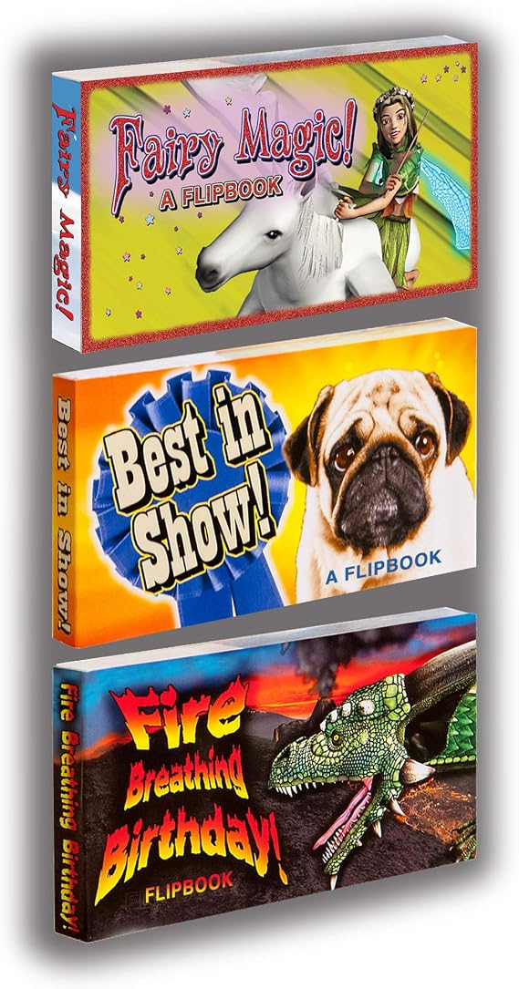Fliptomania Greeting Cards Flipbooks 3-Pack