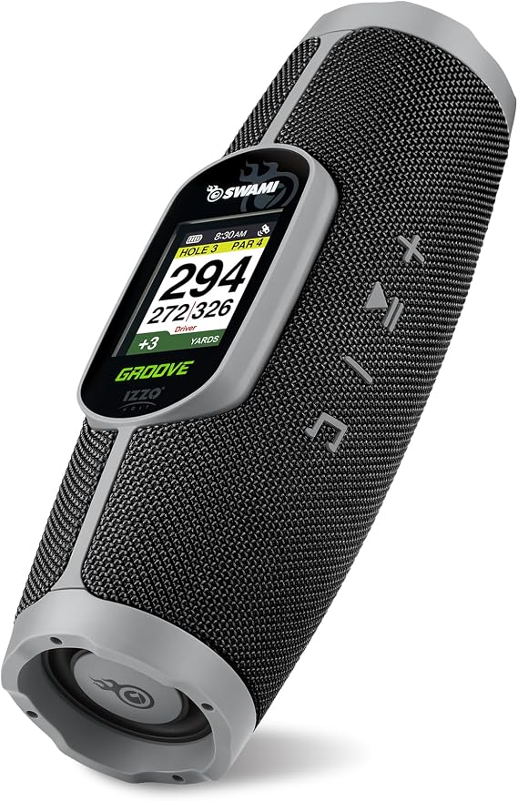 Izzo Golf Swami Groove Golf GPS Speaker, No App or Subscription Required