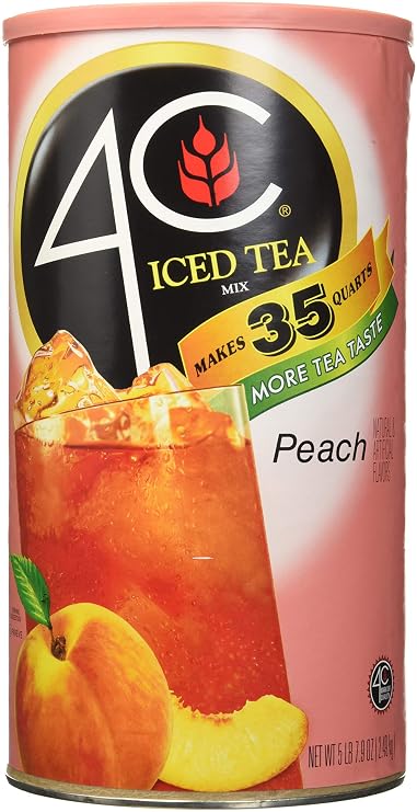 4C Peach Tea Drink Mix, 35 qt.