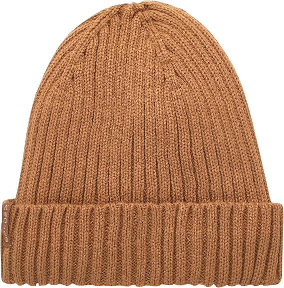Spyder Women's Beanie - Cozy Plush Sherpa Lined Ribbed Cuff Winter Hat for Women with Embroidered and Woven Logo Patch