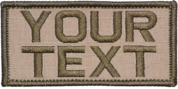 Tactical Gear Junkie Customizable Text Patch - 2x4 - Coyote Brown