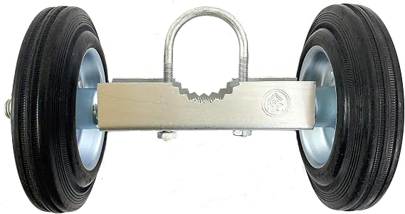 6 Inch Rolling Chain Link Gate Wheel for Rolling Chainlink Gates, Two Wheels Galvanized