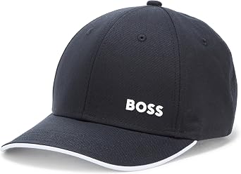 BOSS Mens Bold Logo Cotton Twill Cap