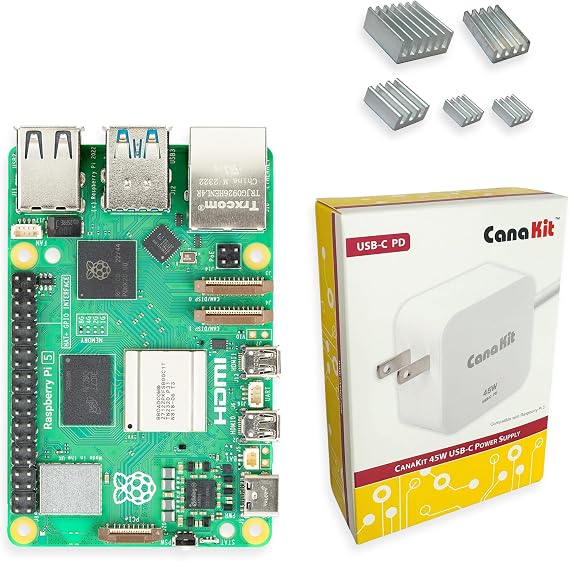 CanaKit Raspberry Pi 5 Basic Kit (2GB RAM | NO SD Card)