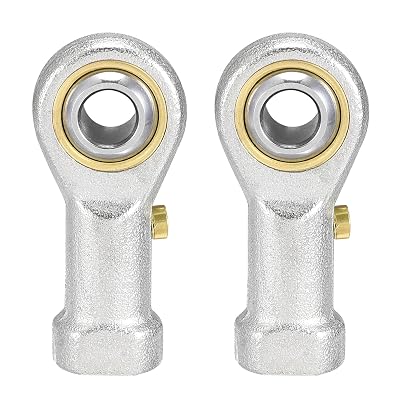 uxcell PHSB4 Rod End Bearings 14-inch Bore Pre-Lubricated Bearings 14-28 Female Thread Left Hand 2pcs