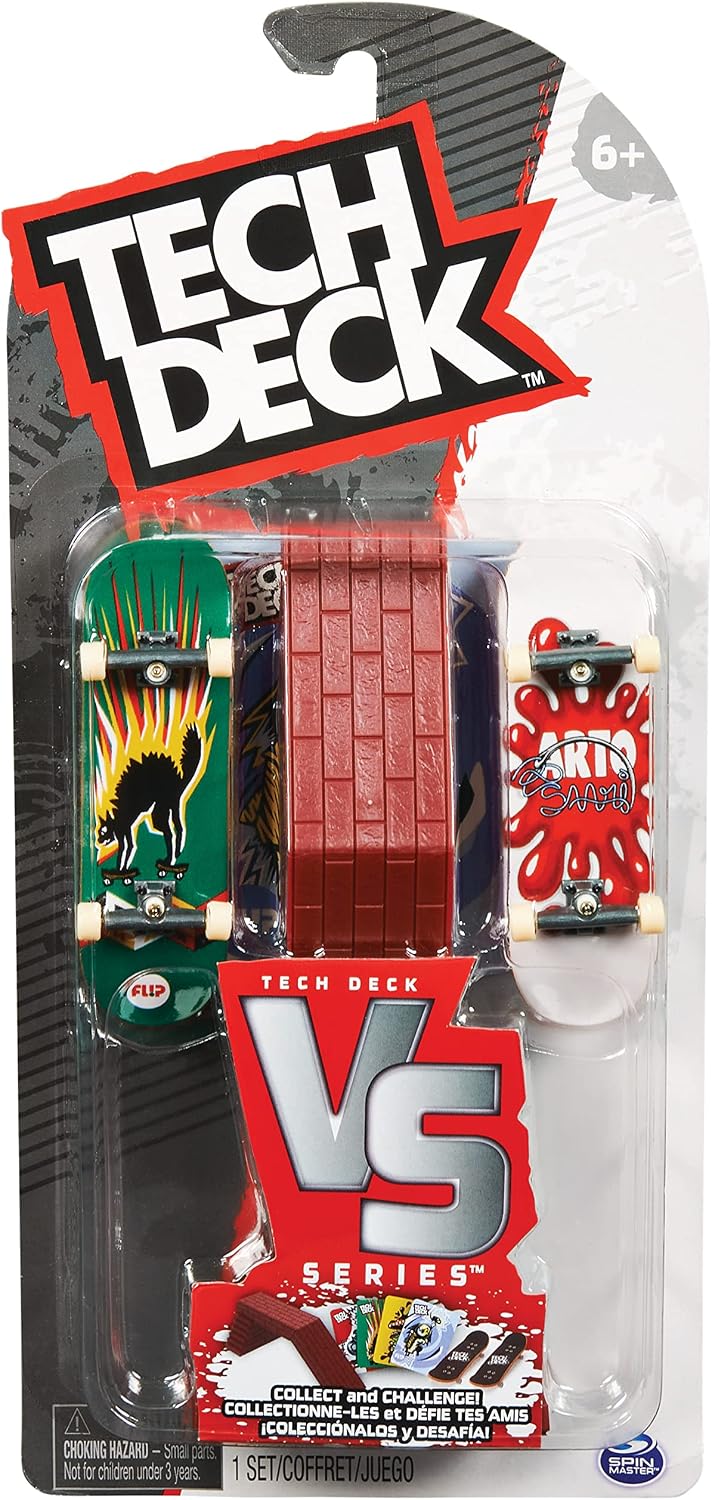 Tech Deck, Blind Skateboards Versus Series, Collectible Fingerboard 2 Pack and Obstacle Set, Kids’ Toy for Ages 6 and up