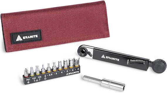 Granite Rocknroll TQ Torque Ratchet Bike Tool Kit (Red)