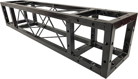 LK-20100 1M Length Square 8"x8" Black Trussing Box Truss Section Bolt