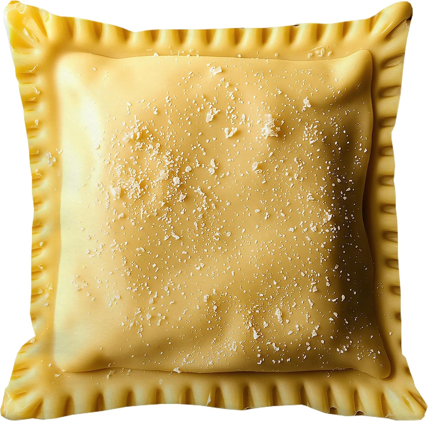 Ravioli Lover 18x18 Inch Funny Throw Pillow Cover, Foodie Food Decorative Cushion Case, Home Kitchen Room Decor Chef Baker Hostess Mom Wife Sister Her Kid Boy Girl Pet Gift Novelty Pillowcase